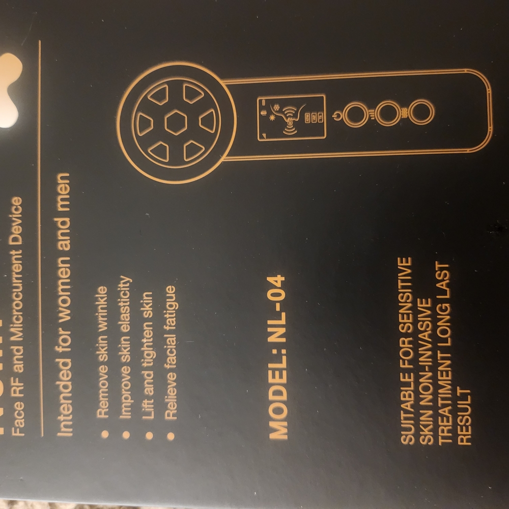Nulift Face RF and Microcurrent Device - Black